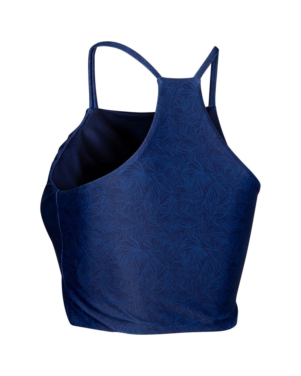 Trespass Blue Ladies Harlow Palm Leaf Swim Top