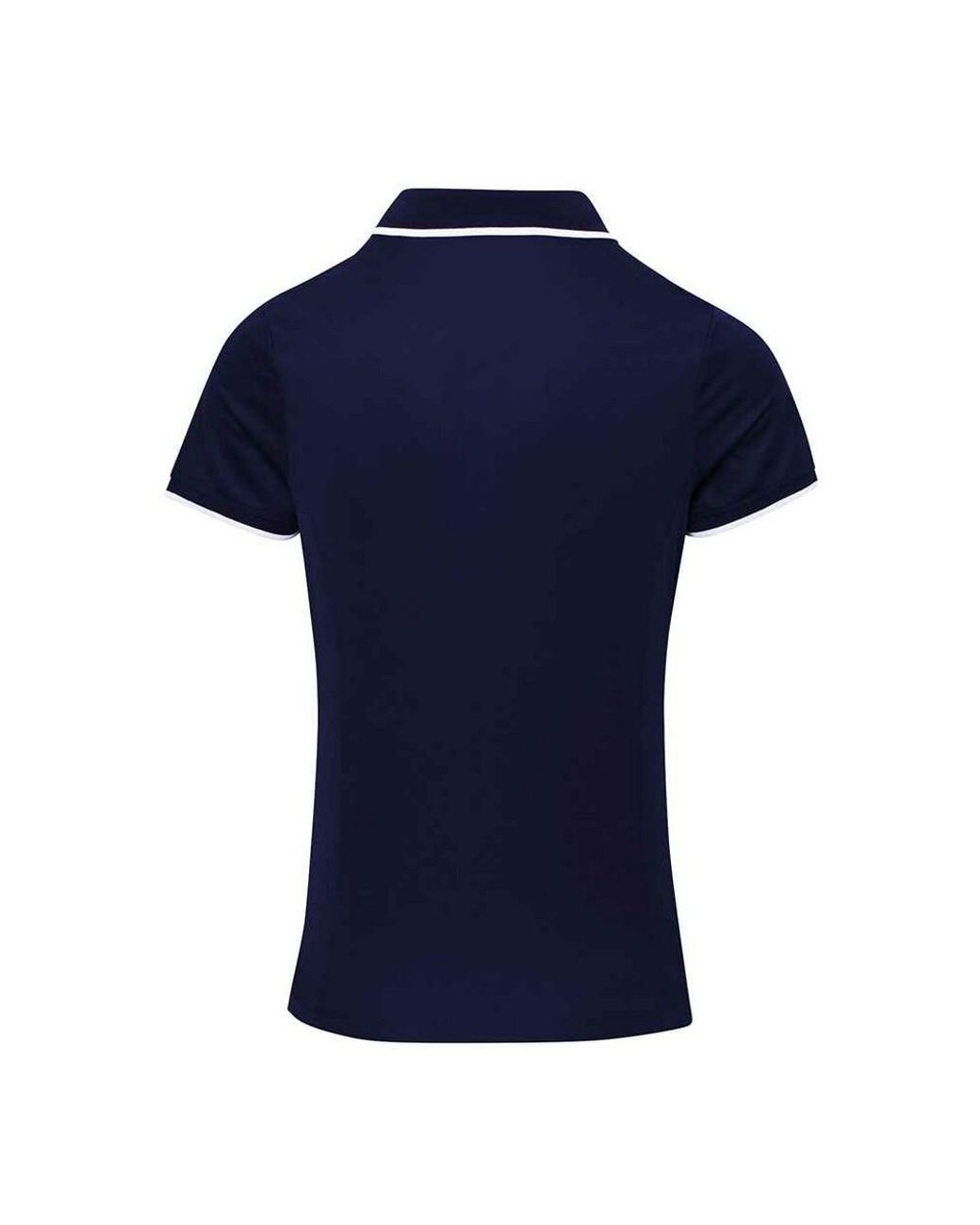PREMIER Coolchecker Contrast Poloshirt in het Blue