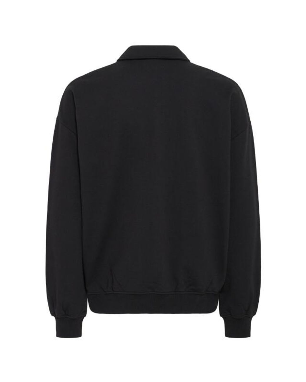 Solid Solid Casual Sweater in het Black voor heren