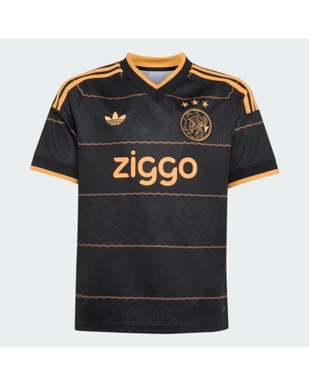 Adidas Ajax A Jsy Y Replica Wedstrijdshirt Voetbal in het Black voor heren