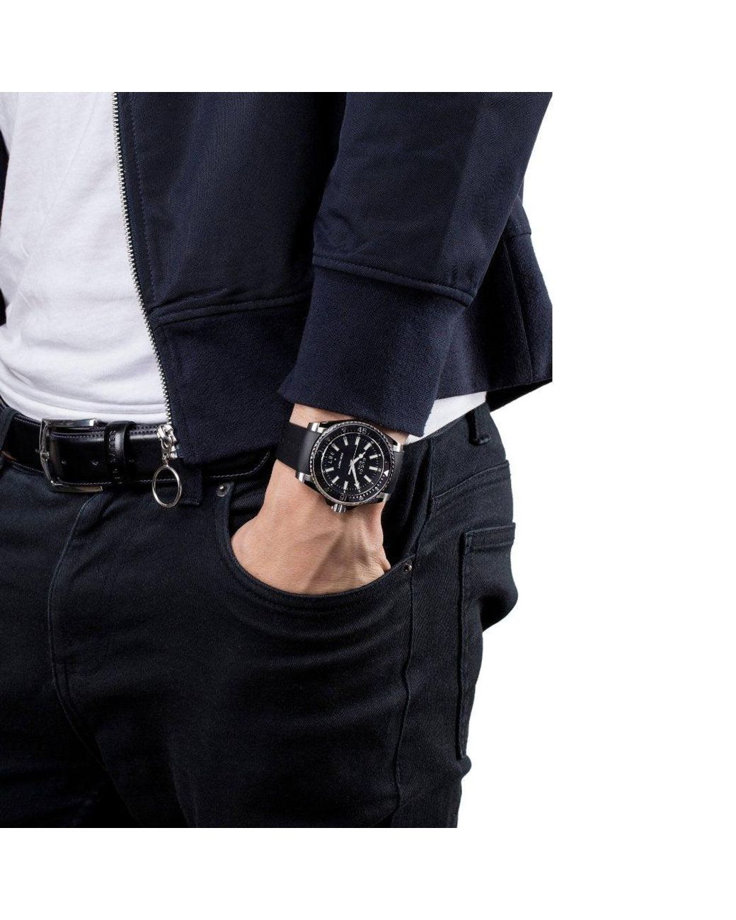 Gucci Ya136204 Dive Herenhorloge in het Black voor heren
