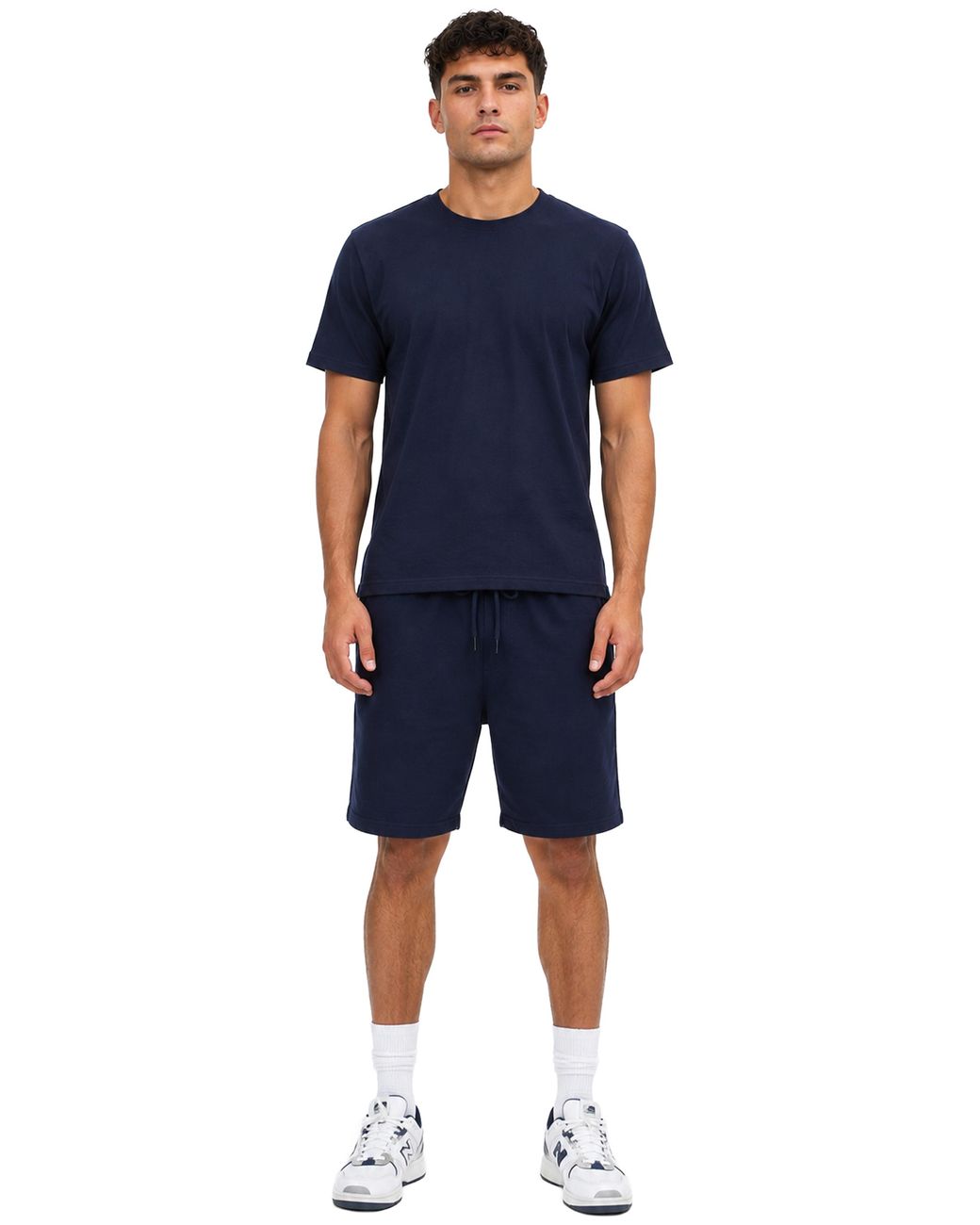 Kruze By Enzo Blue T-Shirt And Shorts Set for men