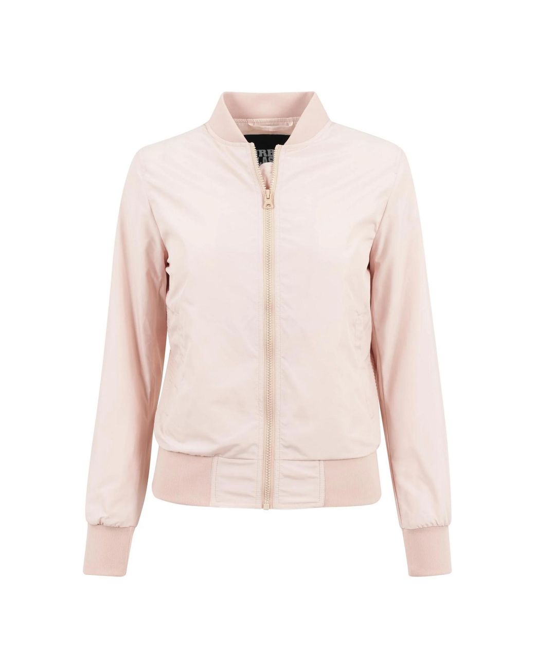 Urban Classics Lights Bomberjack (Lichtroze) in het Pink