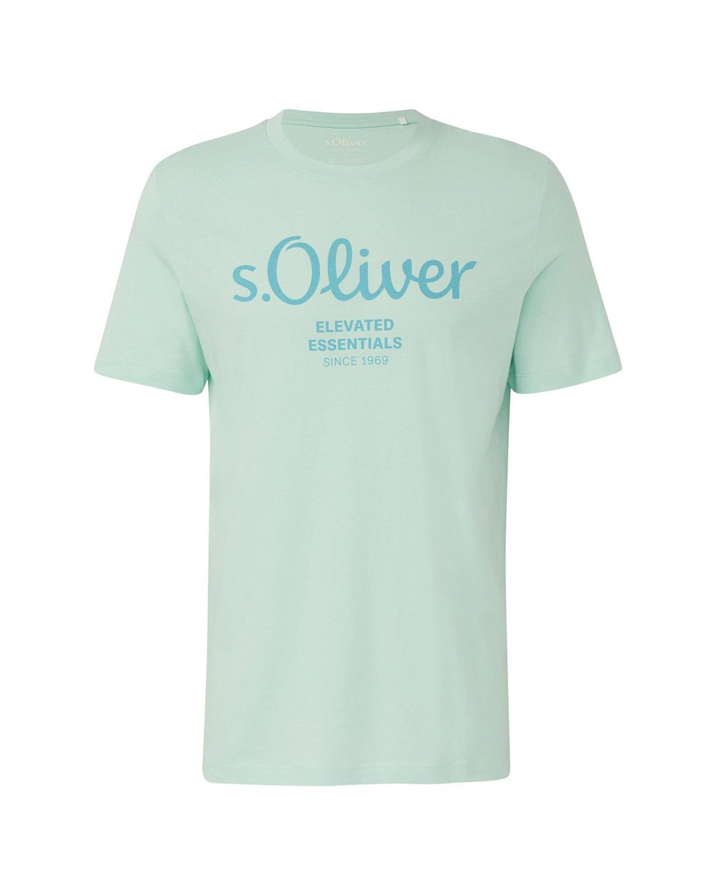 S.oliver T-Shirt in het Green voor heren