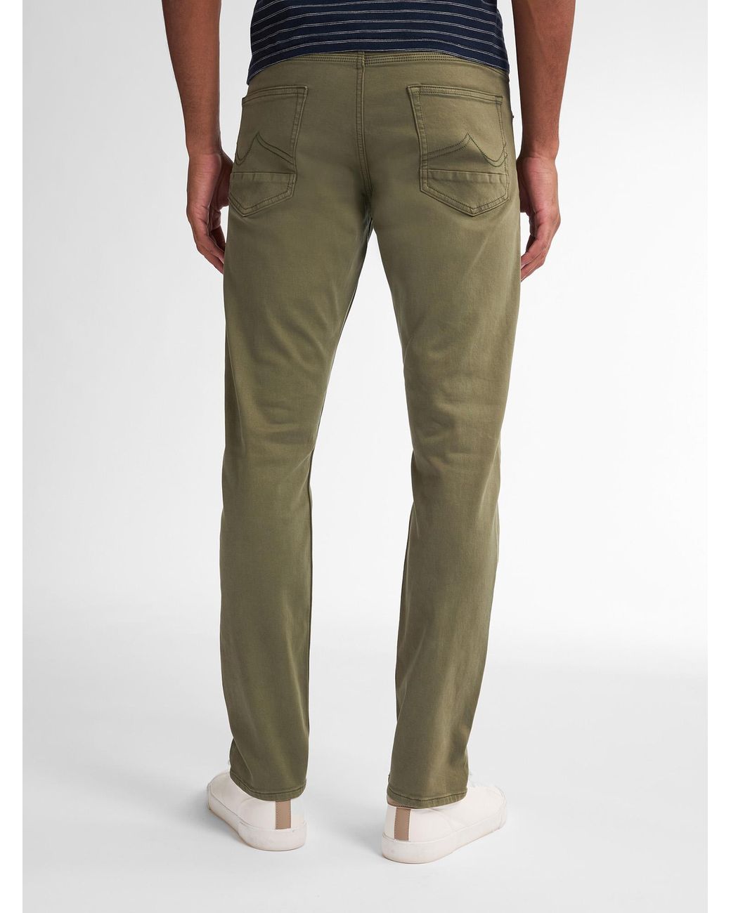 Petrol Industries Russel Gekleurde Regular Tapered Fit Jeans Flamingobreeze in het Green voor heren