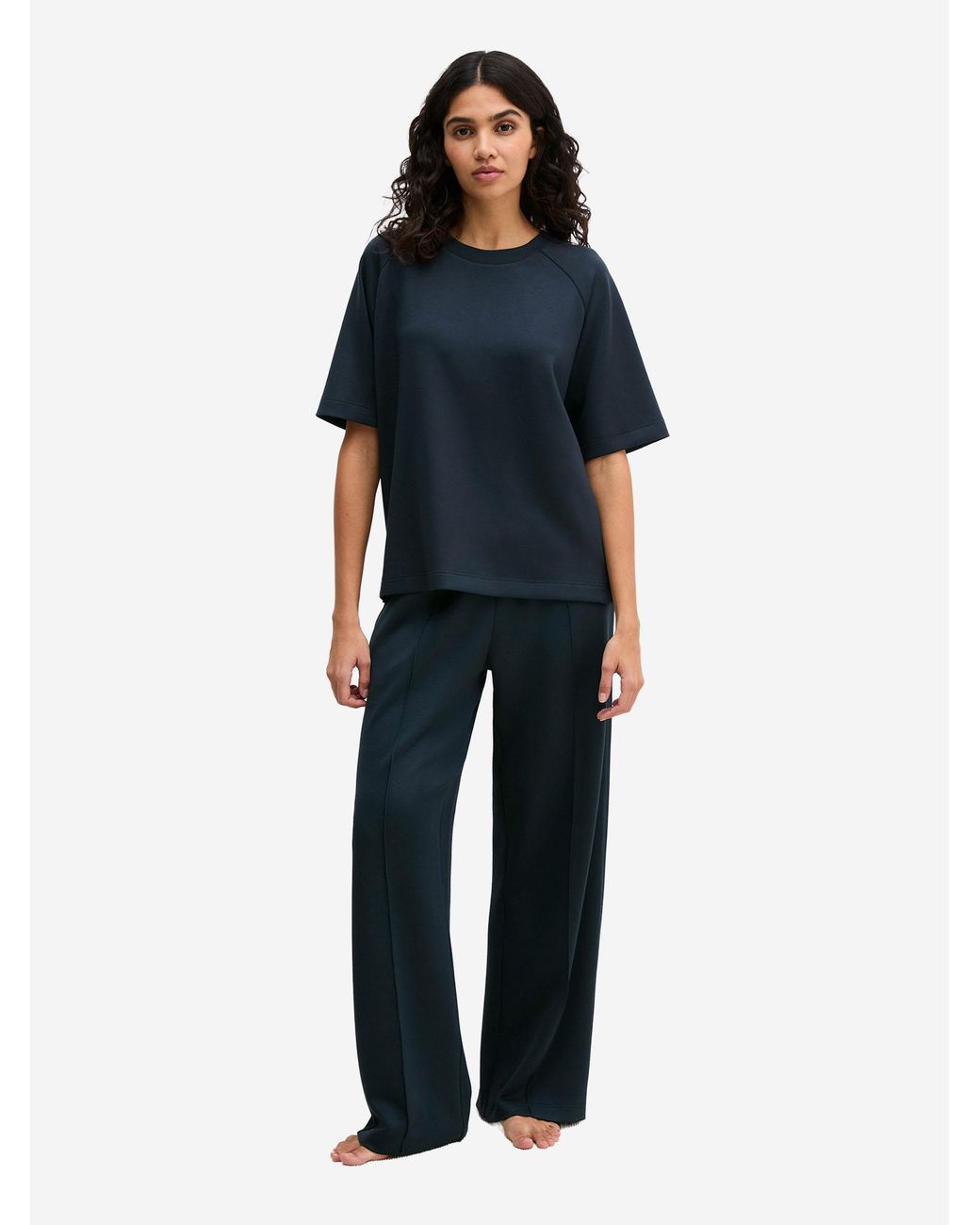 Marc O' Polo Marc O'Polo Vrouwen T-Shirt Modal Allure in het Blue