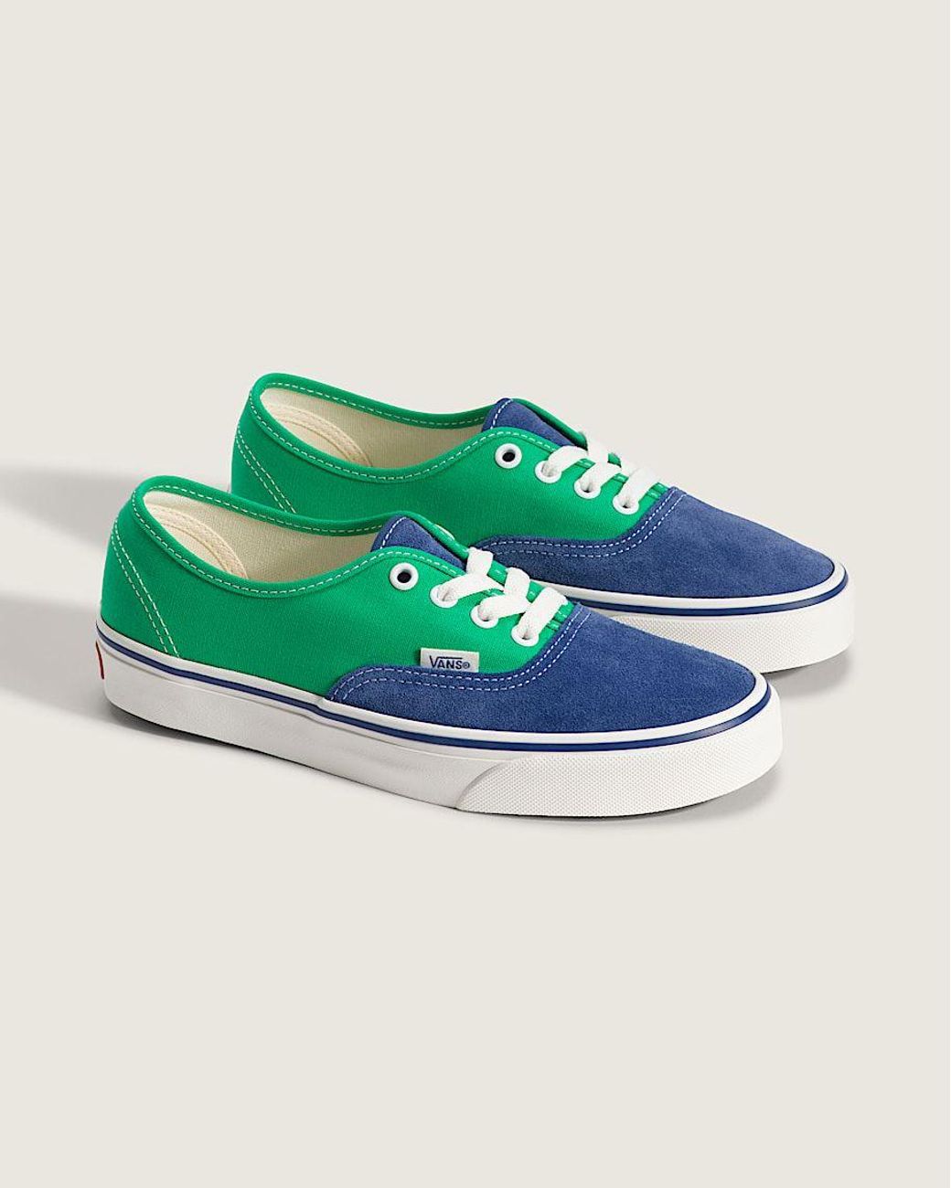 Vans Green Authentic Primary Trainers