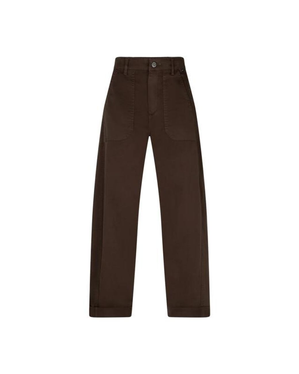 Red Button Margot Fine Twill Mud in het Brown