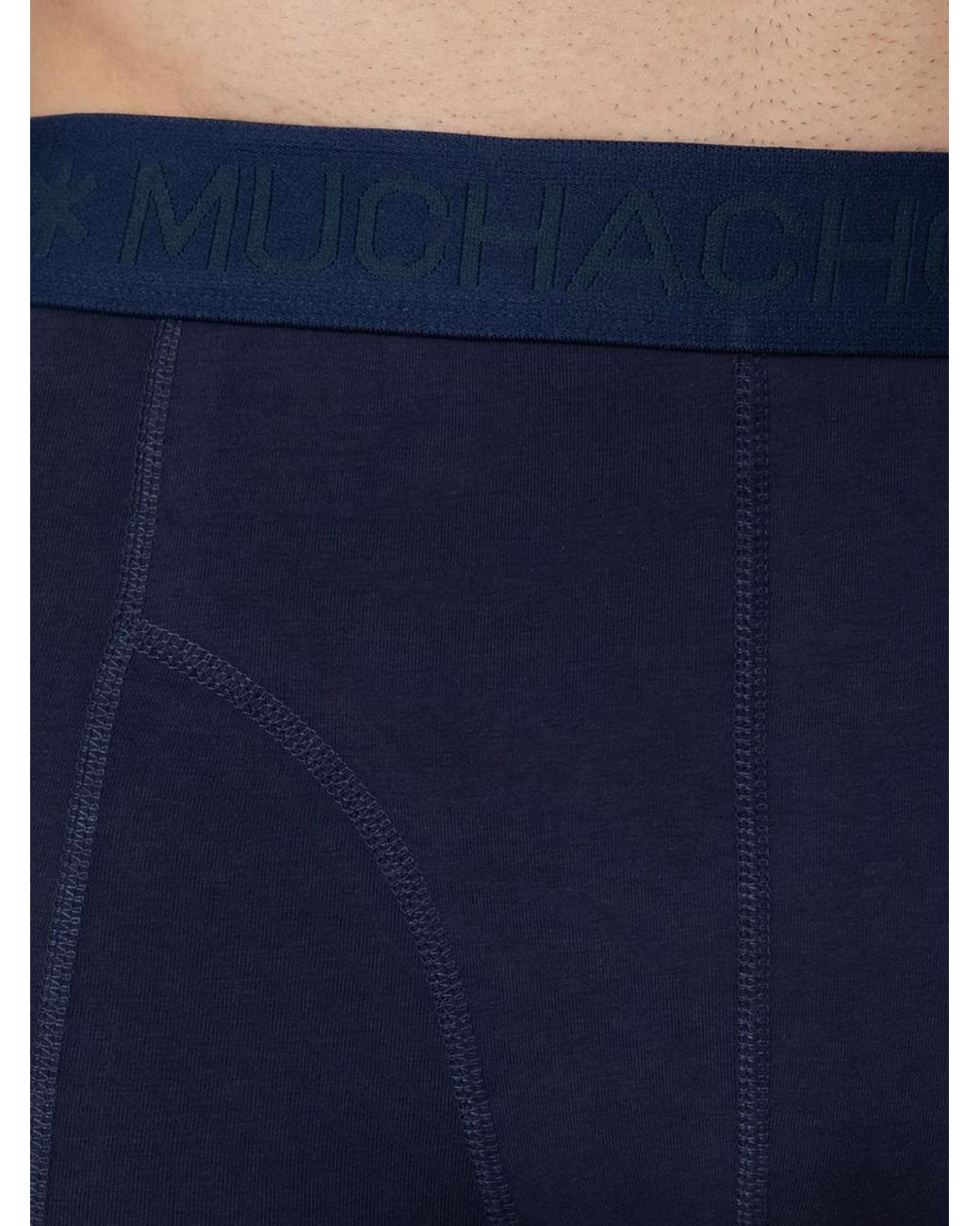 MUCHACHOMALO 4-Pack Boxer Shorts Solid in het Blue voor heren