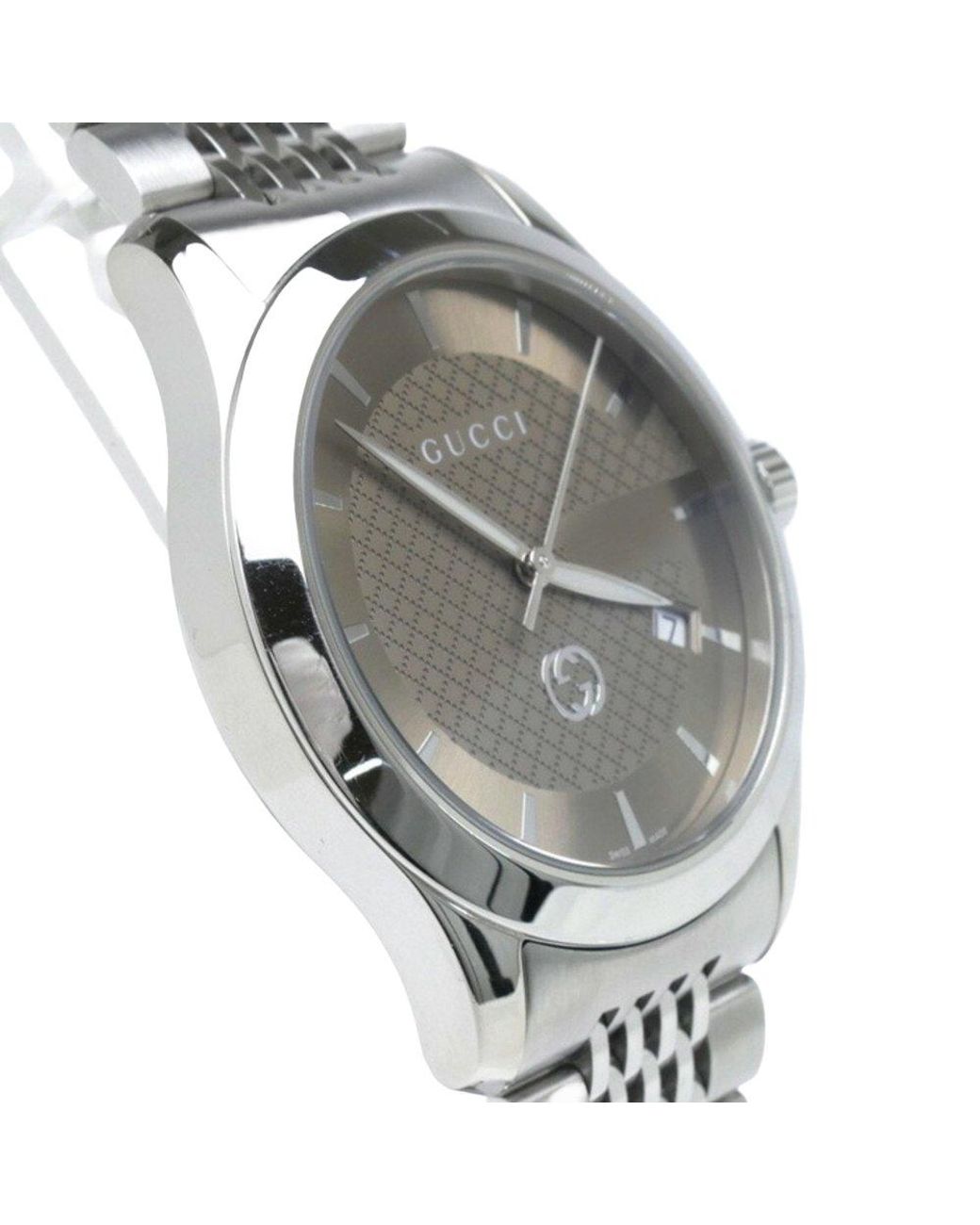 Gucci Ya1264107 G-Timeless Bruine Wijzerplaat Herenhorloge in het Metallic voor heren