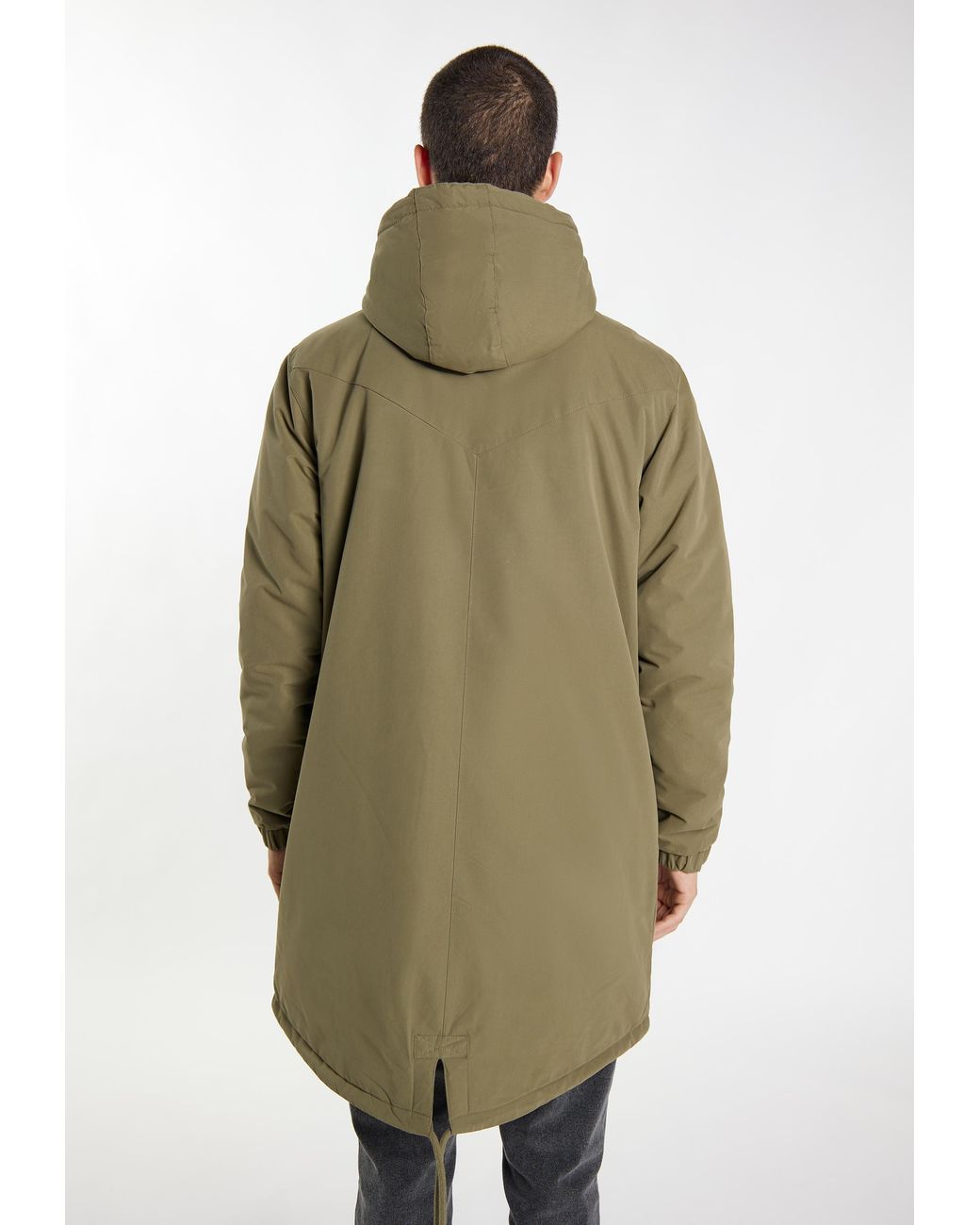 Tuffskull Gewatteerde Parka Militaire in het Green voor heren