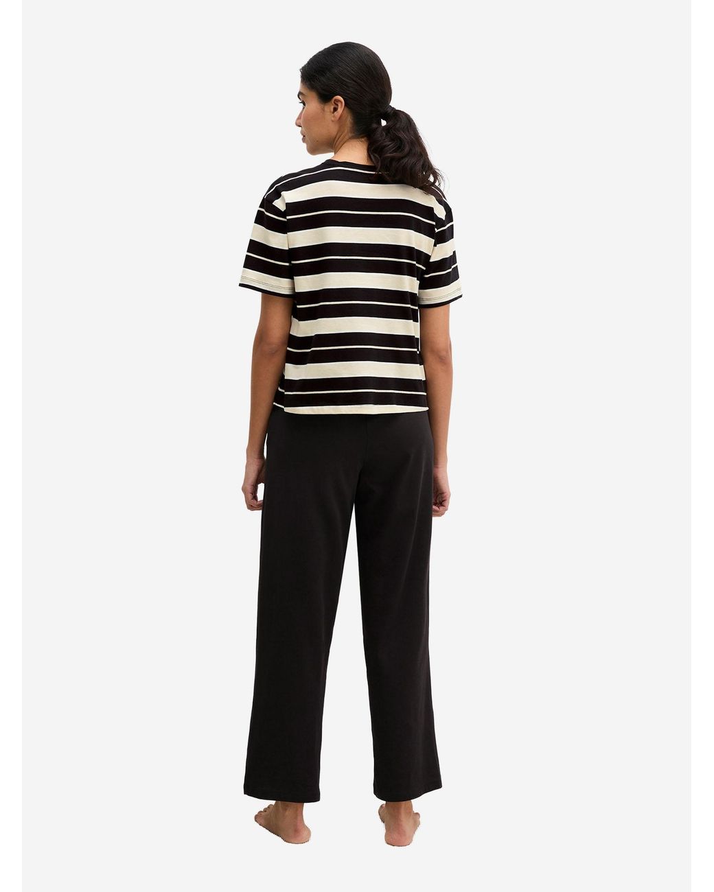 Marc O' Polo Marc O'Polo Vrouwen Pyjama Mix N Match in het Black