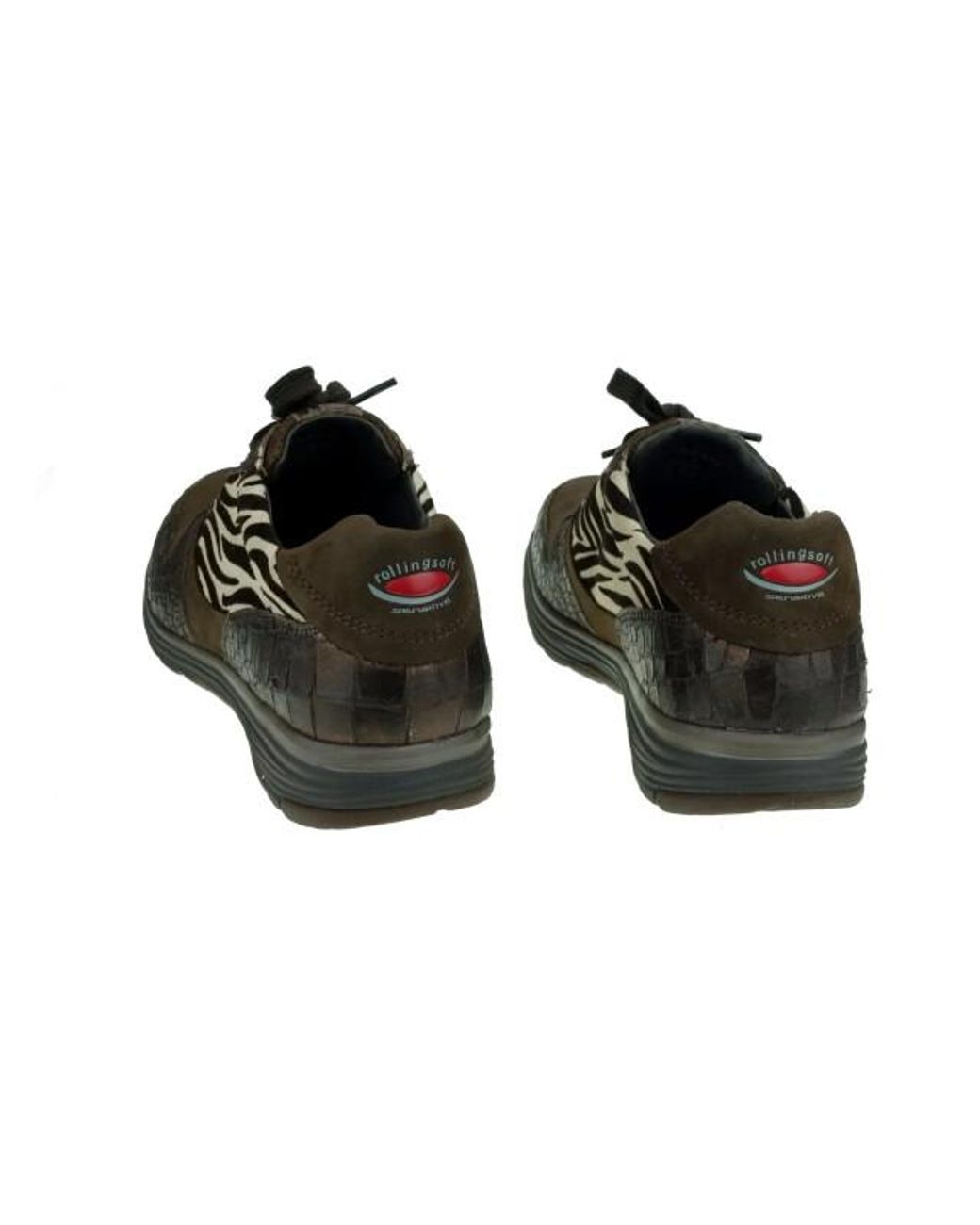 Gabor Rollingsoft Sensitive 36.978.75 Rollende Wandelsneaker in het Black