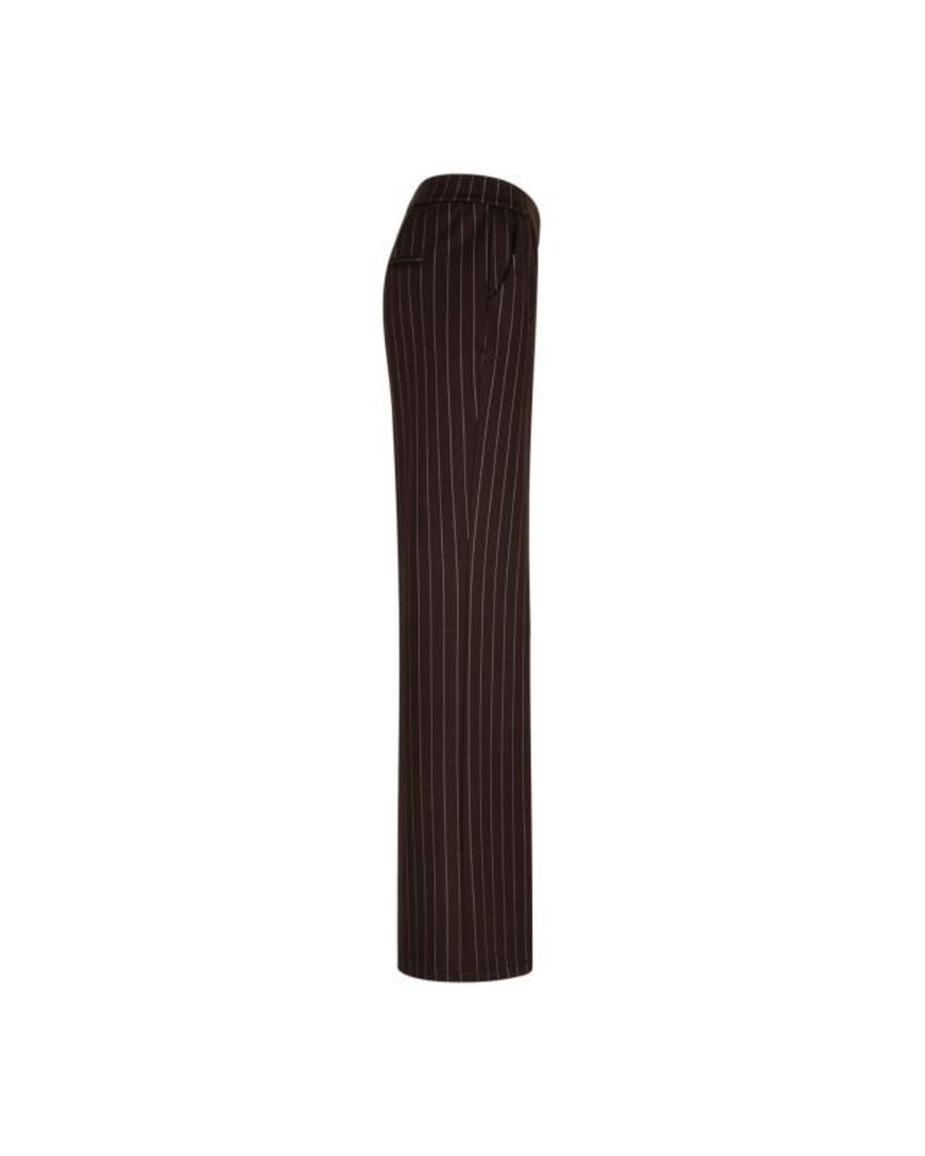 Red Button Rb Colette Pinstripe Espresso in het Brown