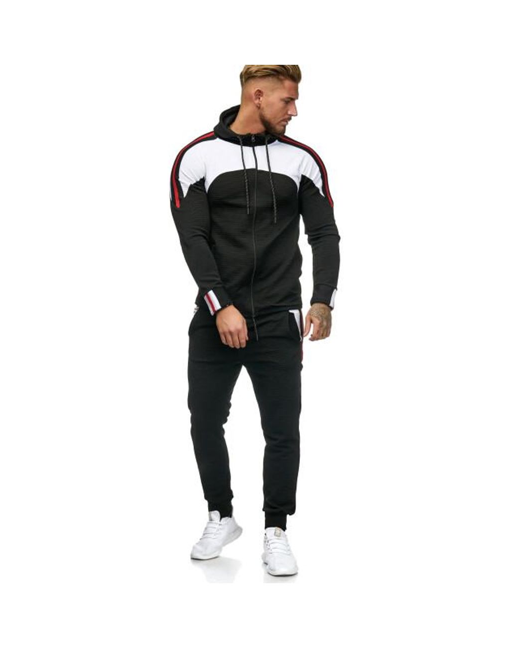 OneRedox Joggingpak 1148 in het Black voor heren