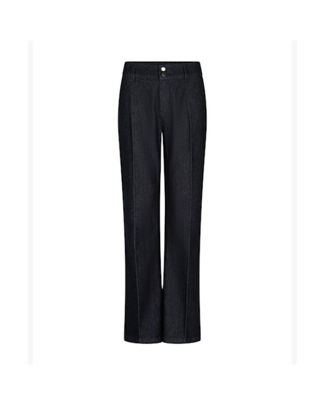Red Button Broek Srb5172 Bibette Herringbone Dark in het Black