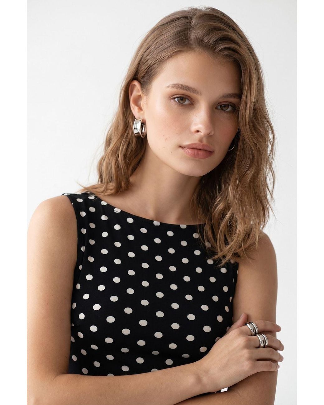 MixRay Black Cotton Maxi Dress