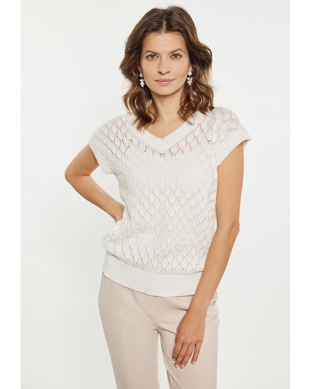 Usha Jumper Wolwit in het White