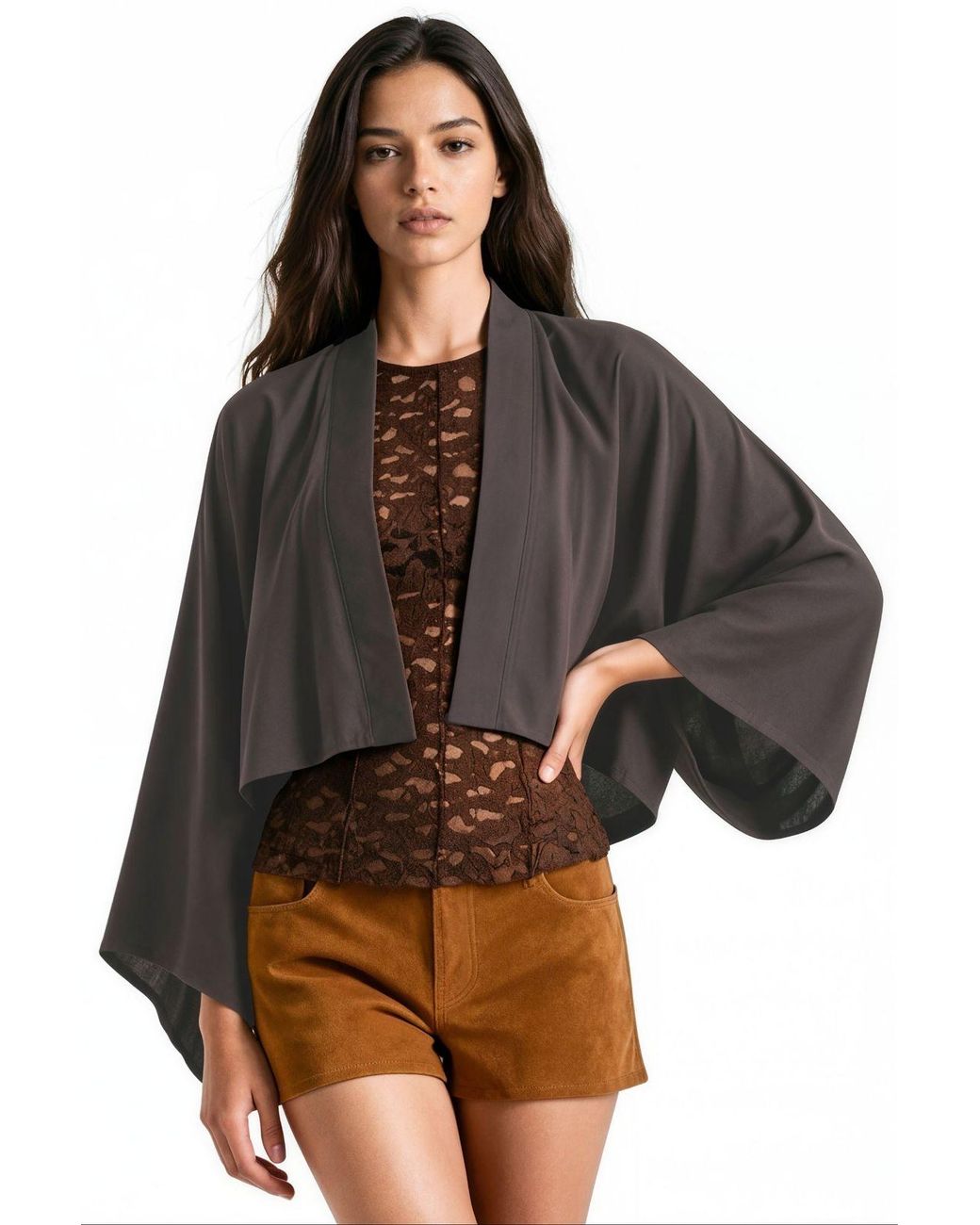 Busem Brown Kimono