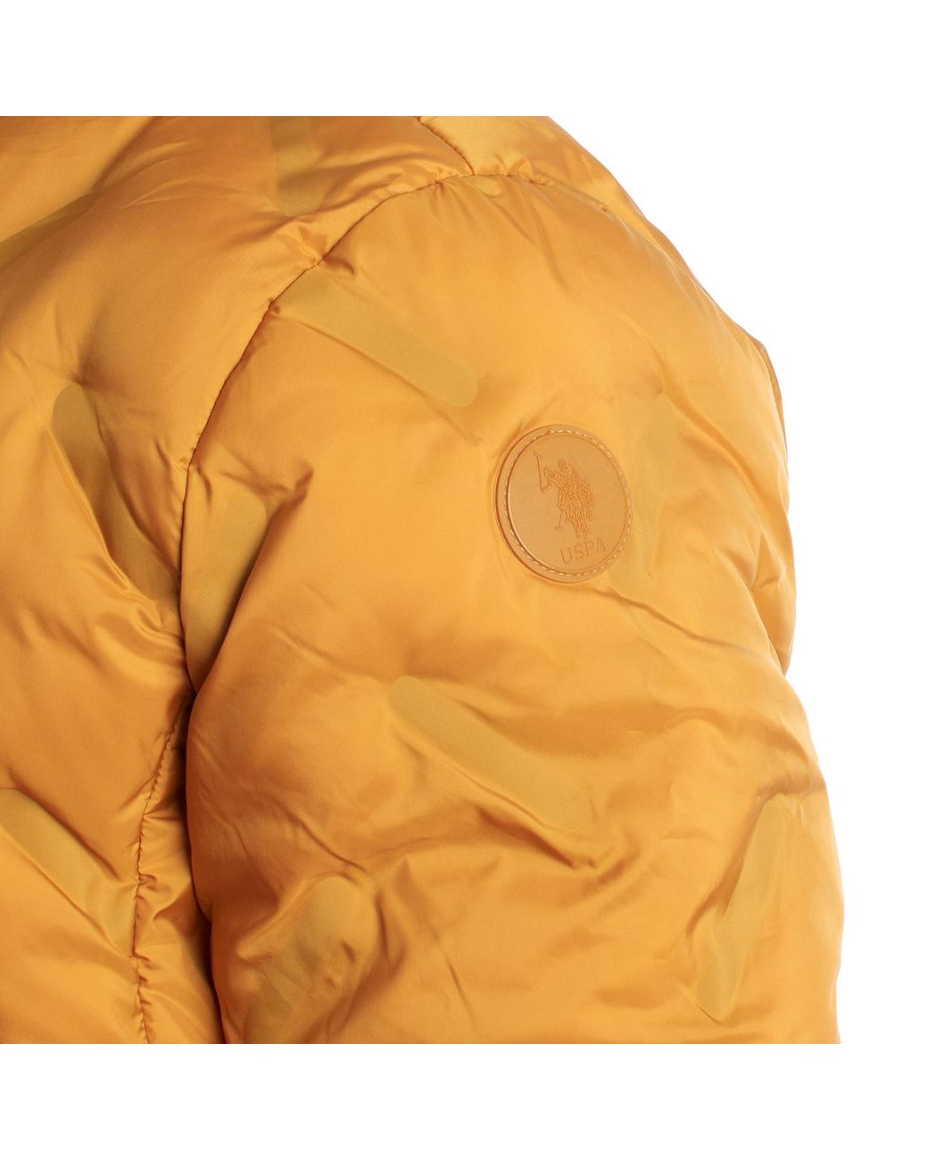 U.S. POLO ASSN. Orange Padded Jacket With Hood Us40127001 for men