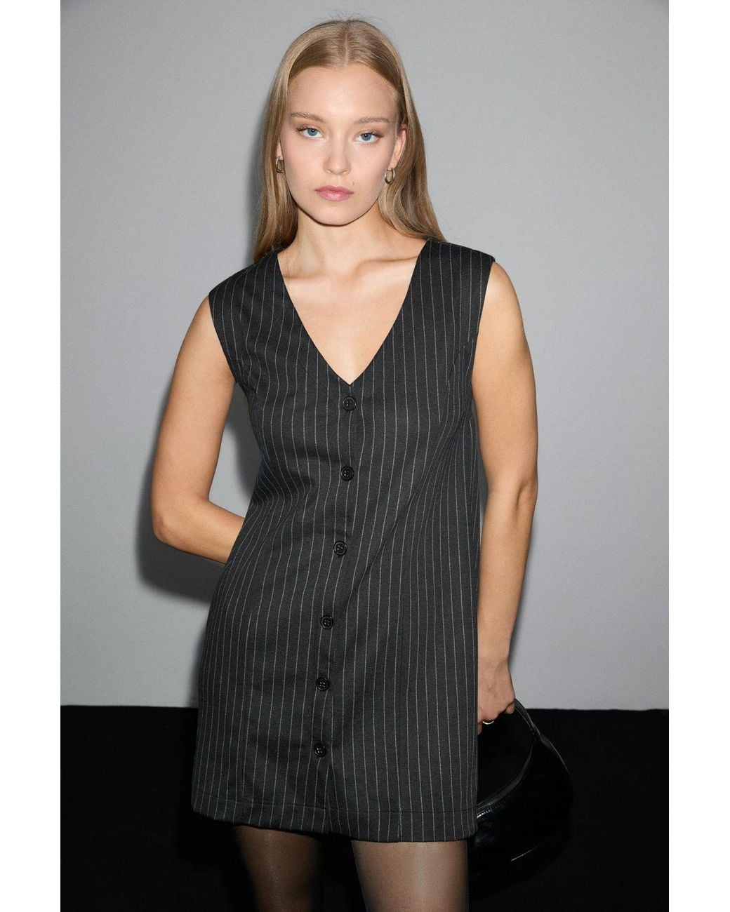 Grimelange Black Pull-On Mini Skirt