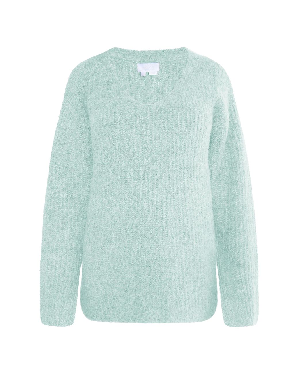 Usha Green Strickpullover Damen Eismint Melange