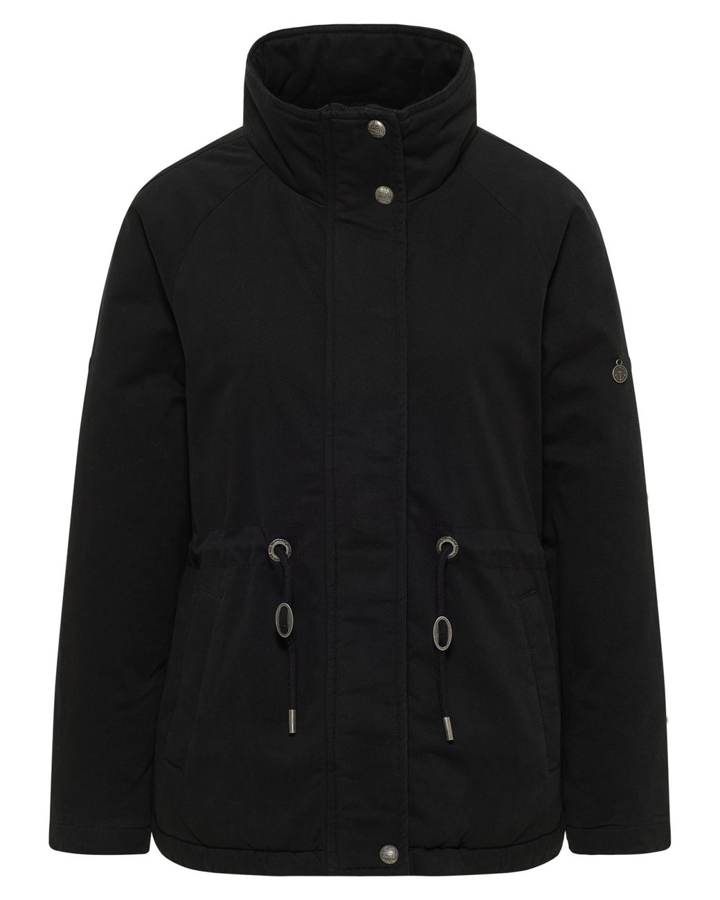 Dreimaster Winterjas Dames Zwart in het Black