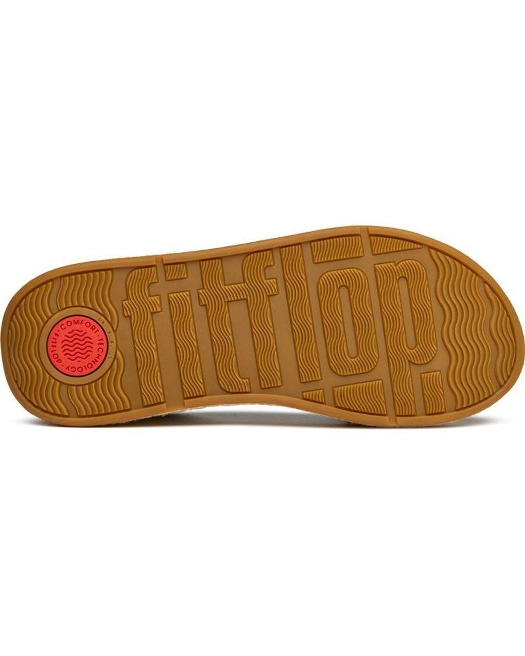 Fitflop Espadrille Flatform Sandalen in het Brown