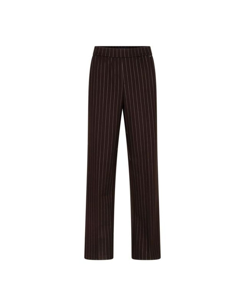 Red Button Rb Colette Pinstripe Espresso in het Brown