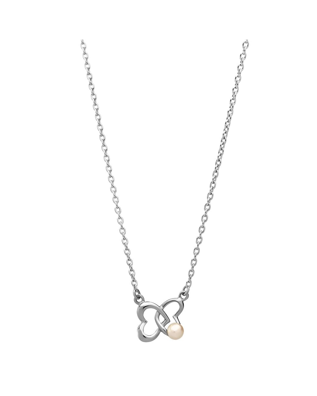 Orphelia Metallic 'Lili' 925 Sterling Chain With Pendant