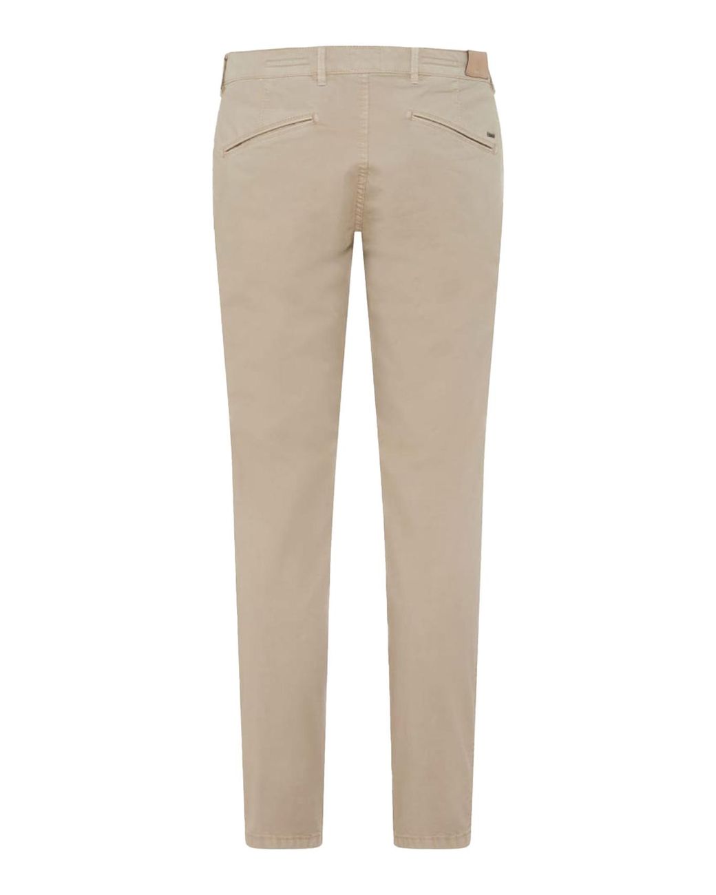Brax Pantalon Effen in het Natural voor heren