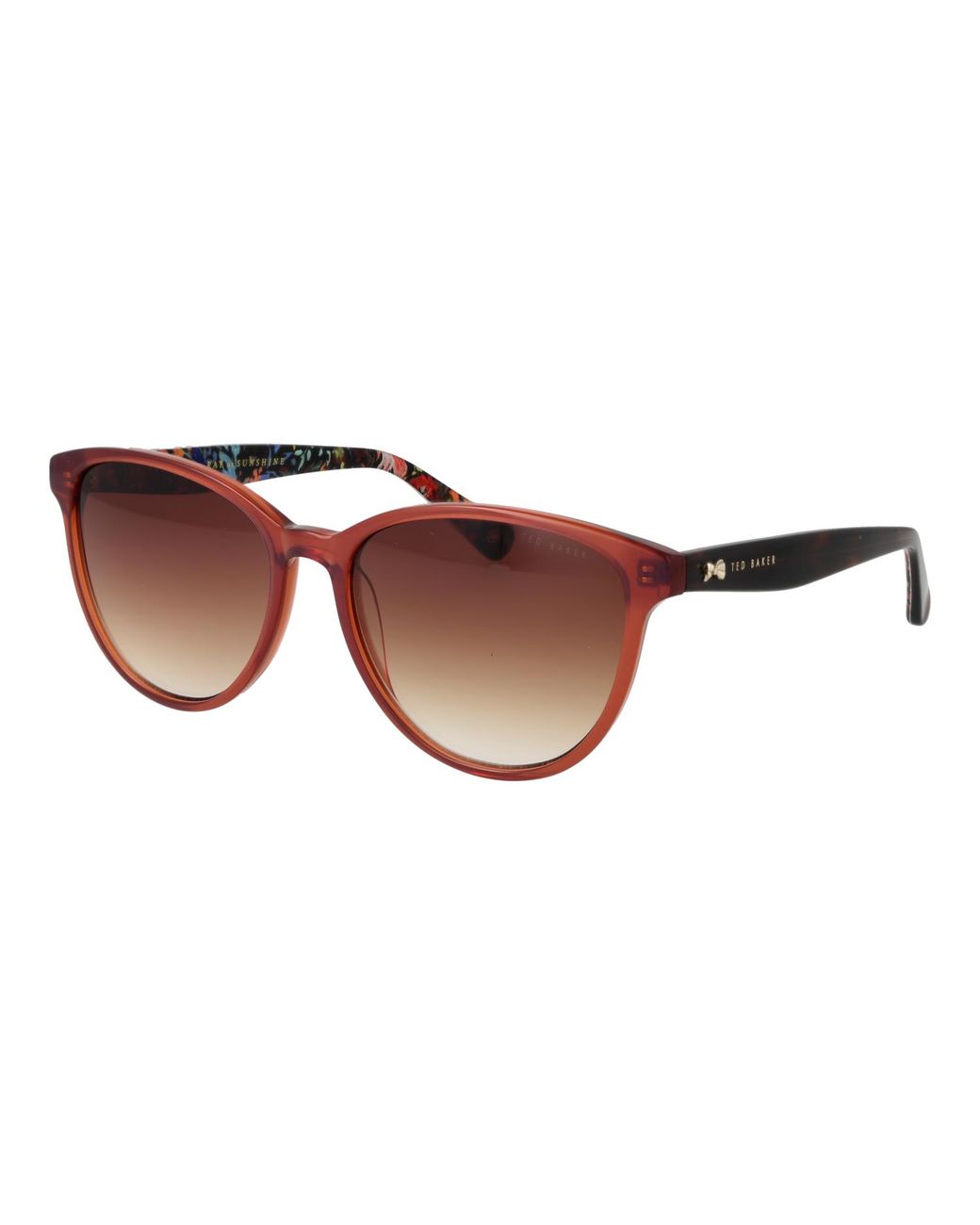 Ted Baker Brown Acetate Sunglasses