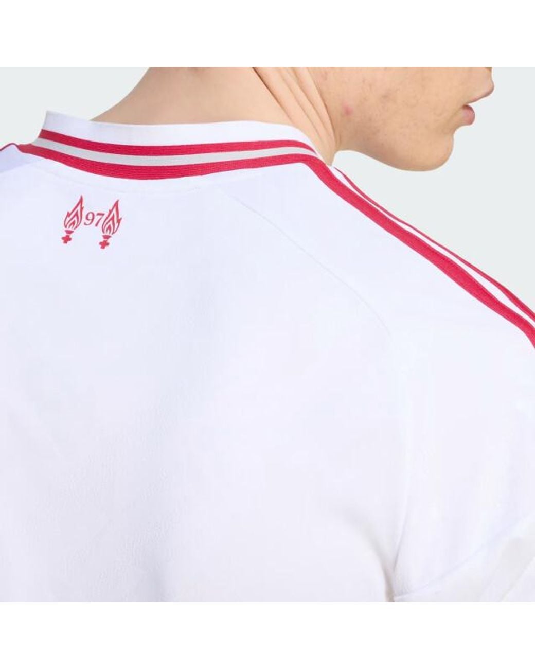 Adidas Lfc A Jsy Wedstrijdshirt Korte Mouw Replica Voetbal in het White voor heren