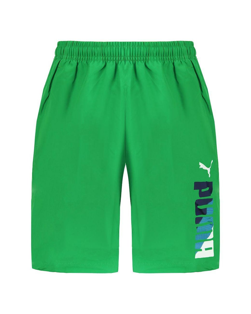 PUMA Green Fun Woven Bermuda Shorts for men