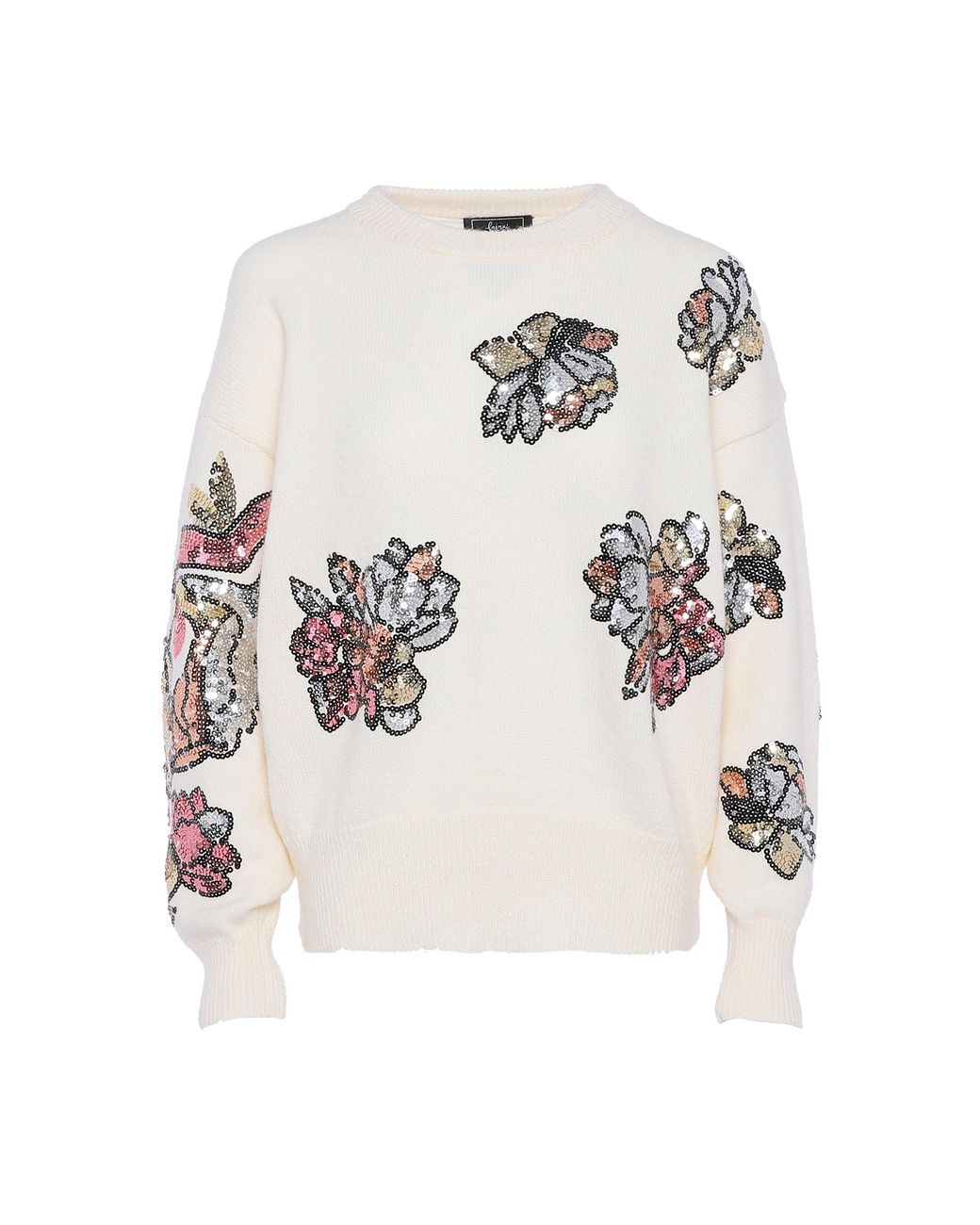 faina Jumper Wolwit in het White