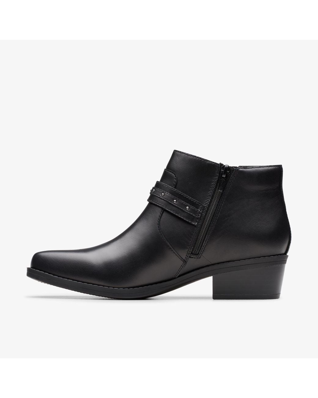 Clarks Black Danyelle Wish Leather