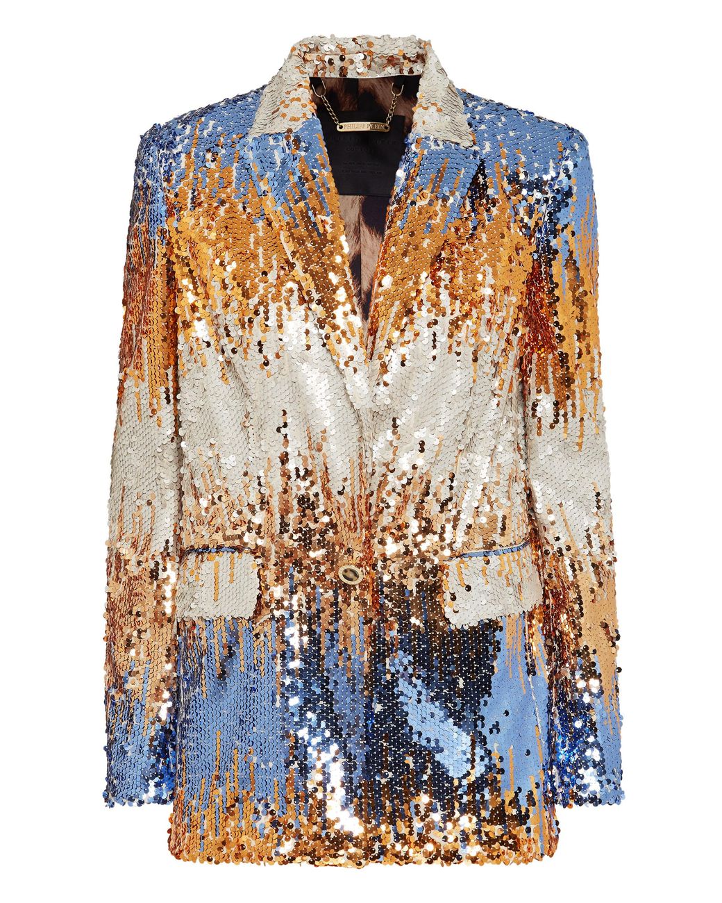 Philipp Plein Blazer Gothic Plein in het Blue