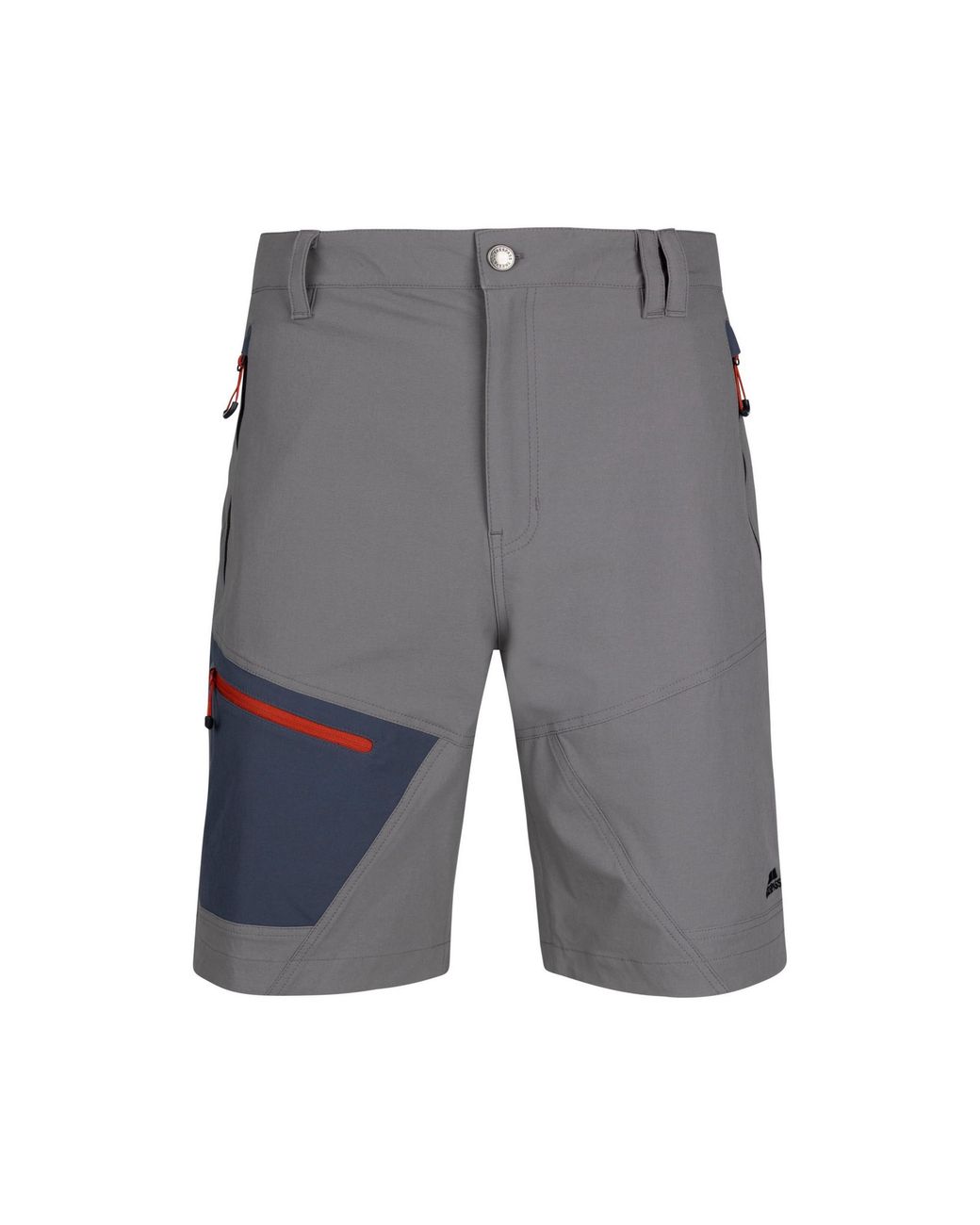 Trespass Gray Dalham Shorts (Flint) for men