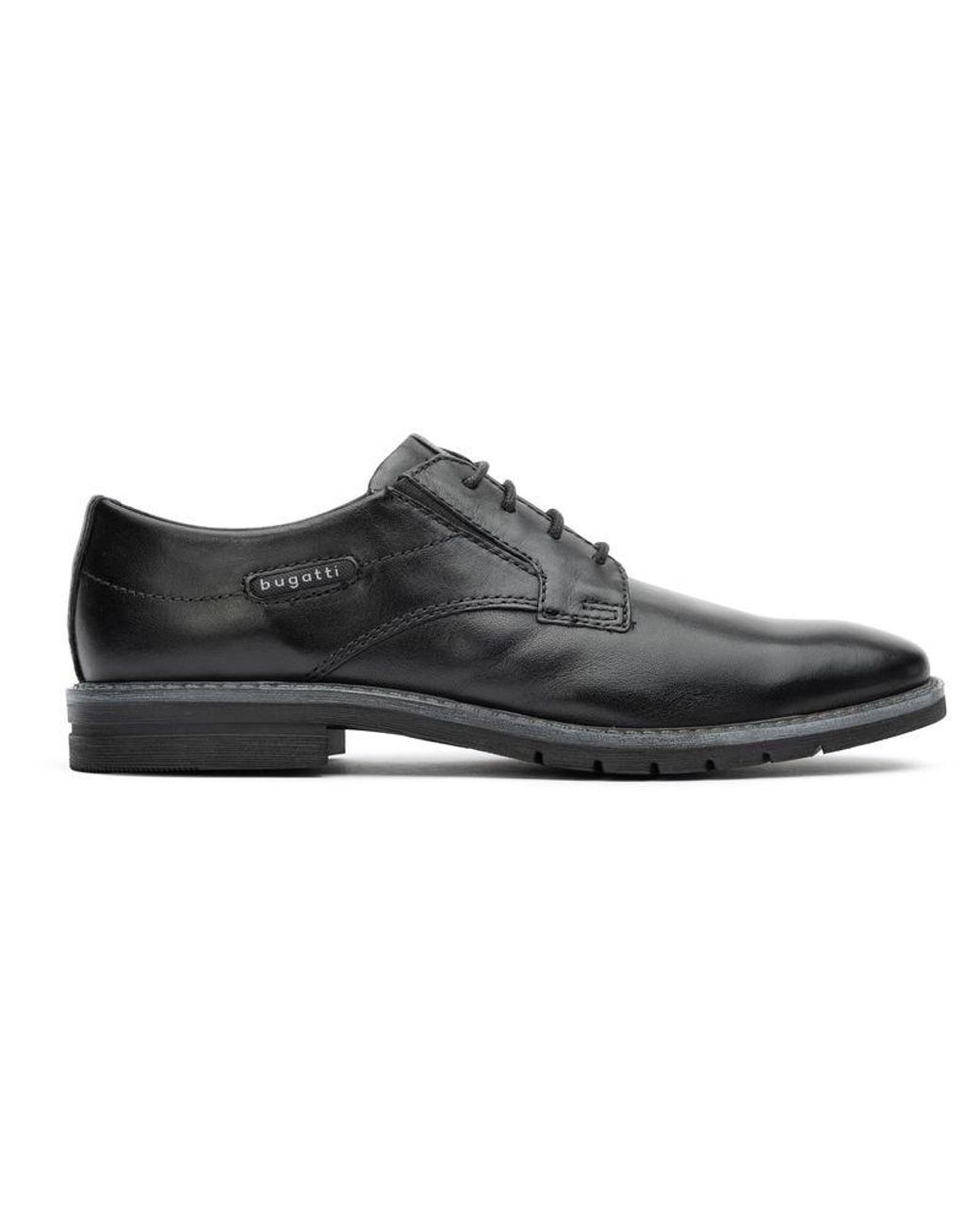 Bugatti Black Comfort Wide Shoes for men