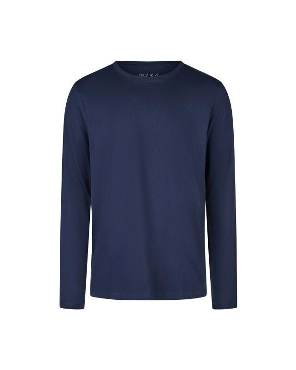 Phil & Co. Berlin Pyjama Set Lang Blauw/Grijs Geruit in het Blue voor heren