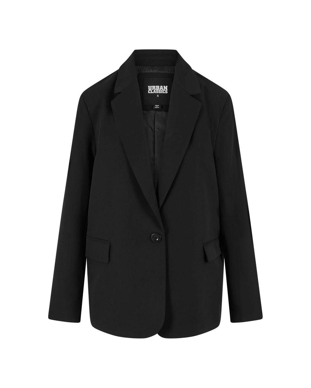 Urban Classics Basic Blazer in het Black