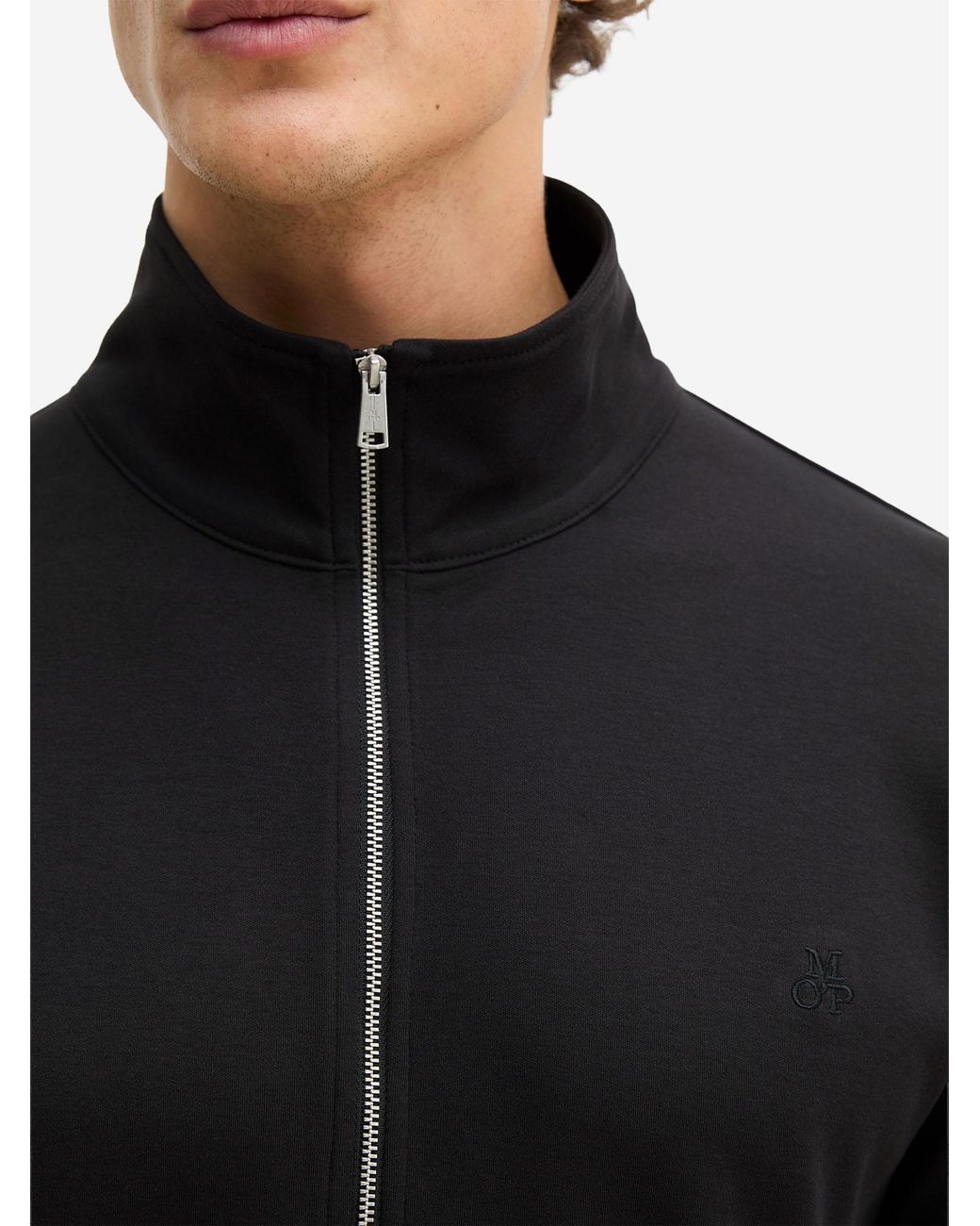 Marc O' Polo Marc O'Polo Mannen Sweatvest Mix N Match in het Black voor heren