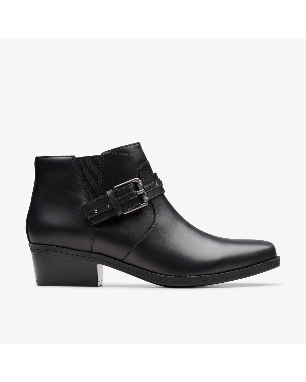 Clarks Black Danyelle Wish Leather
