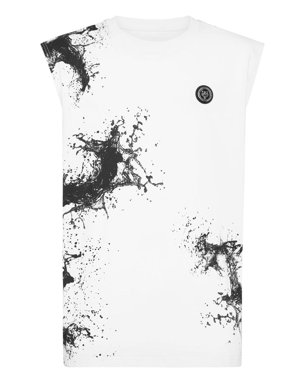 Philipp Plein Tanktop Splash in het White voor heren