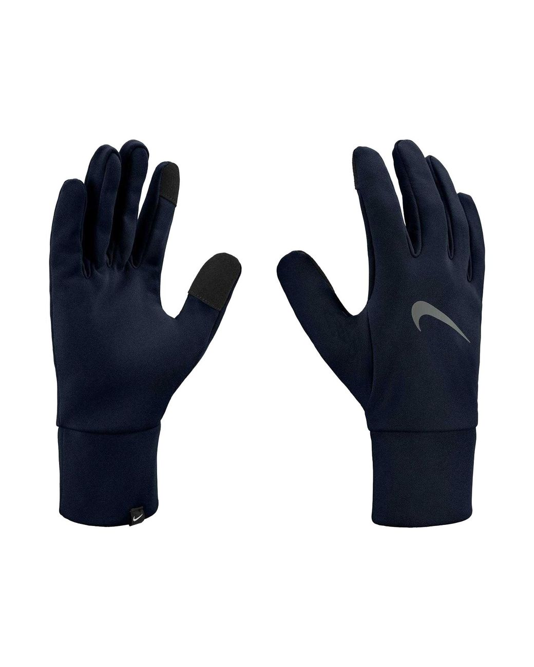 Nike Blue Fleece Therma-Fit Gloves for men