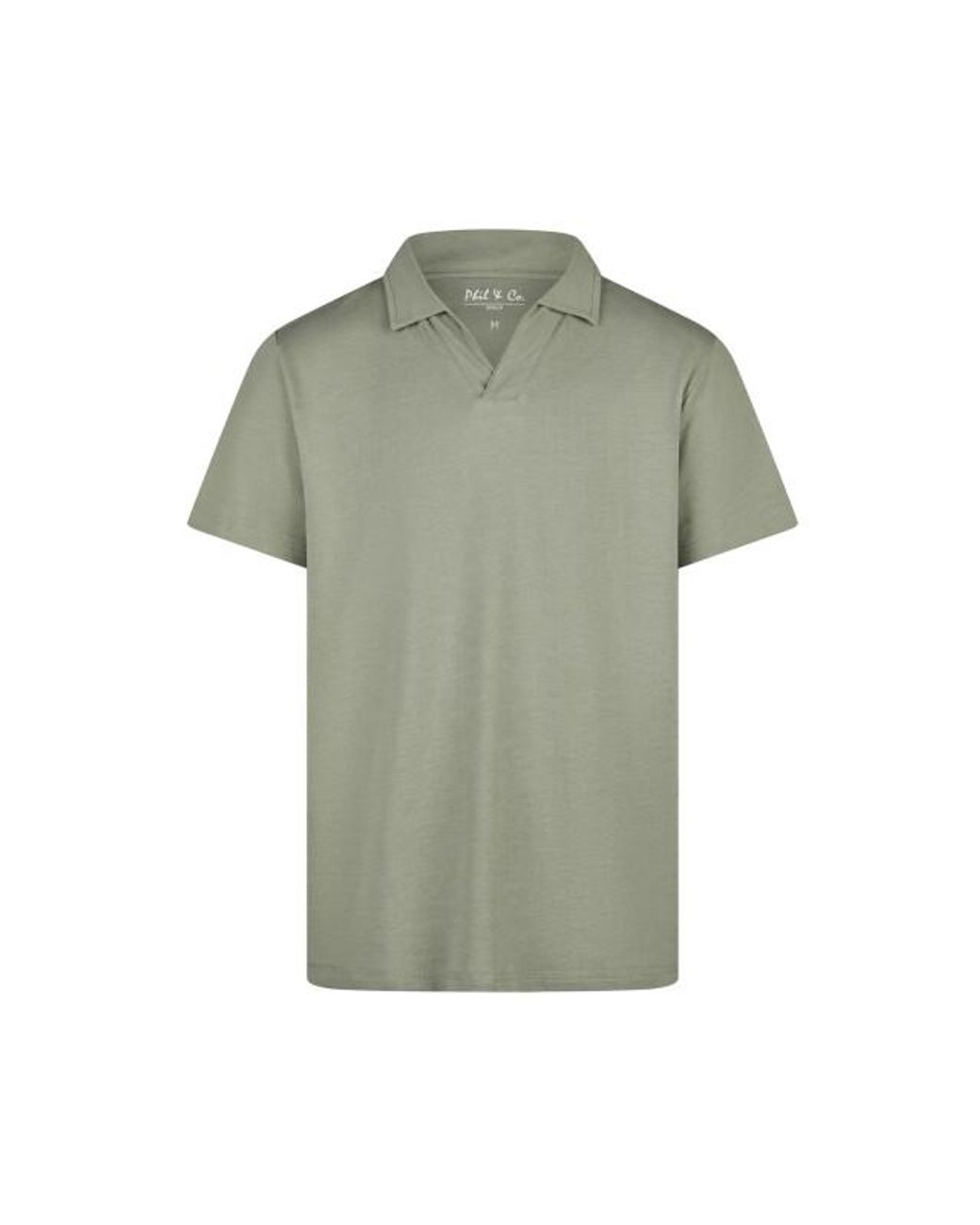 Phil & Co. Berlin Korte Pyjama Set Shortama Badstof Groen/Blauw in het Green voor heren
