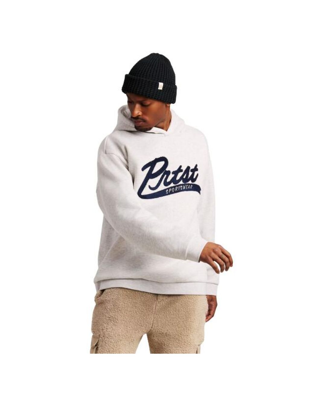 Protest Casual Sweater in het White voor heren