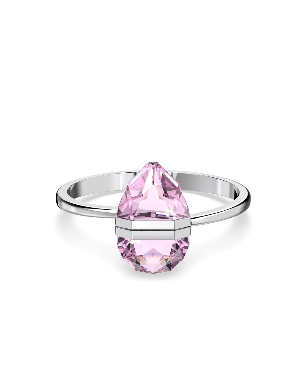 Swarovski Lucent Bangle Armband in het Pink