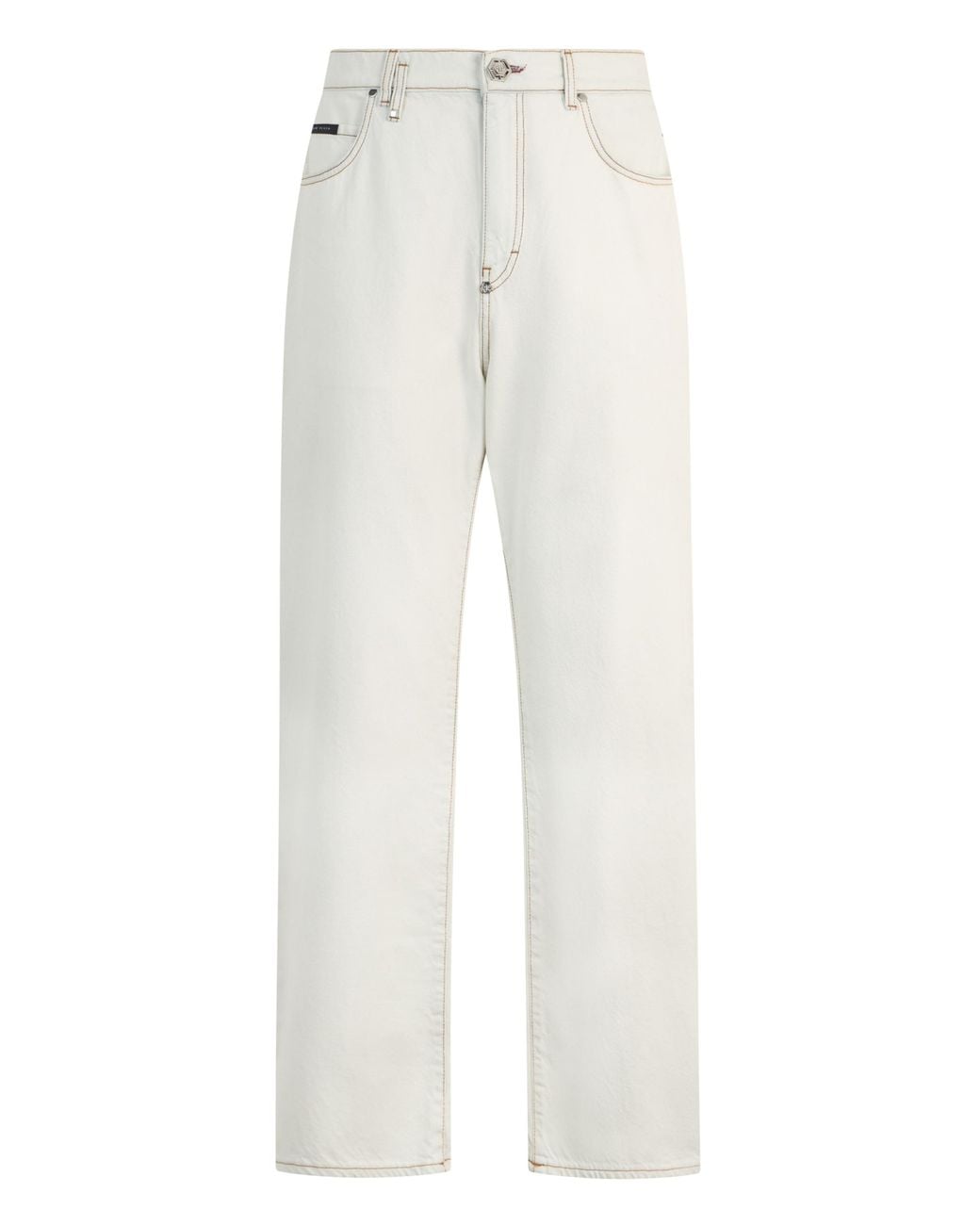 Philipp Plein Beach Boy Fit Jeans Basic in het White voor heren