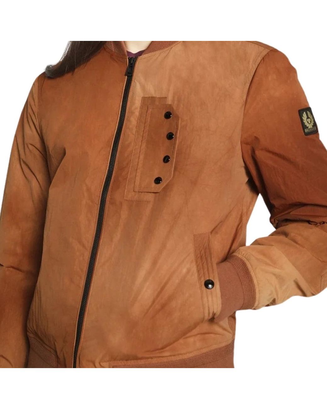 Belstaff Parameter Amberbruin Bomberjack in het Brown voor heren